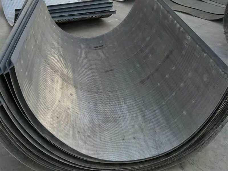 不銹鋼條縫弧形篩